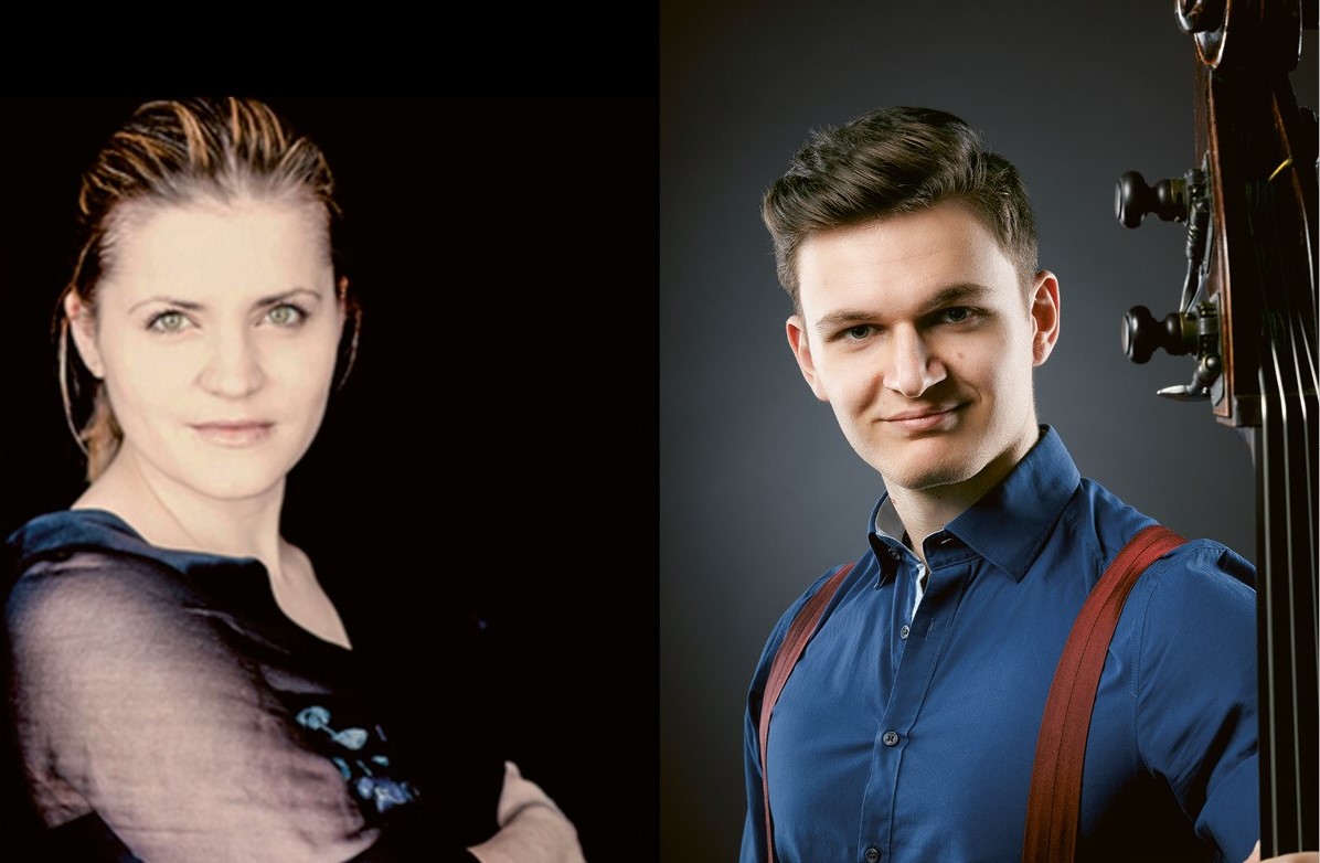 Kunstfreunde Bensheim Klassik       Lauma Skride, Klavier   Dominik Wagner, Kontrabass