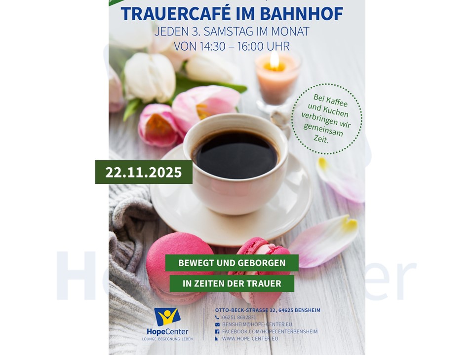 Trauercafé im Bahnhof