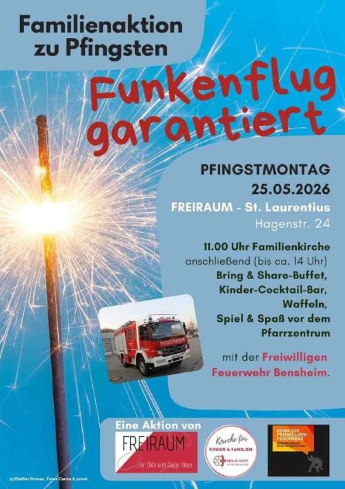 Funkenflug garantiert - Familienaktion am Pfingtsmontag