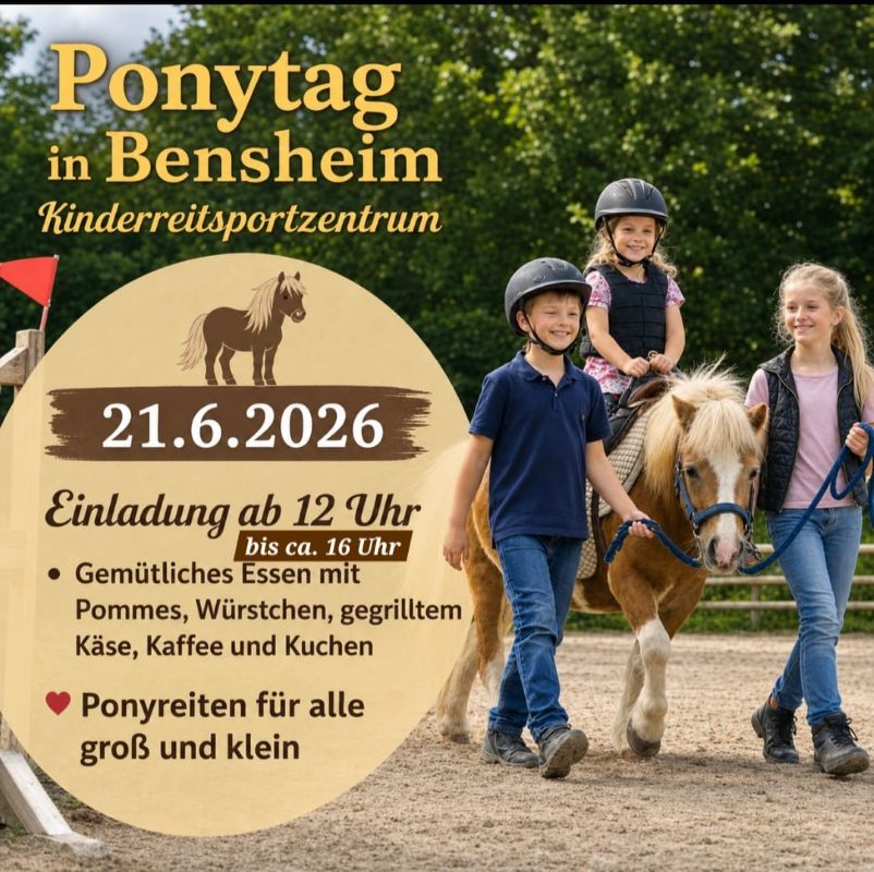 Ponytag mit Reitturnier in Bensheim