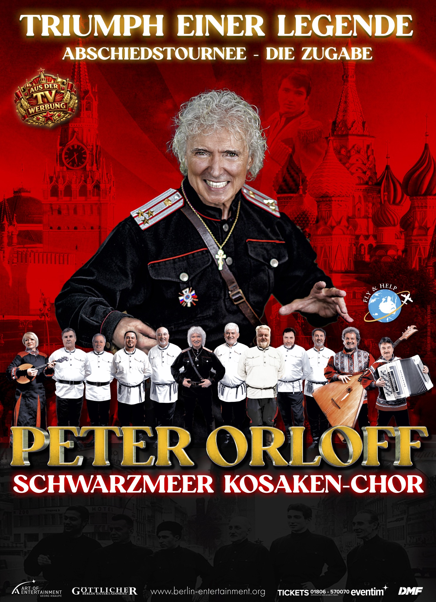 Abschiedstournee von Peter Orloff & Schwarzmeer Kosaken Chor