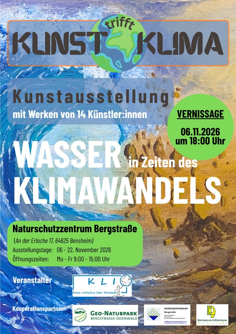 Vernissage Kunstausstellung "Wasser in Zeiten des Klimawandels"